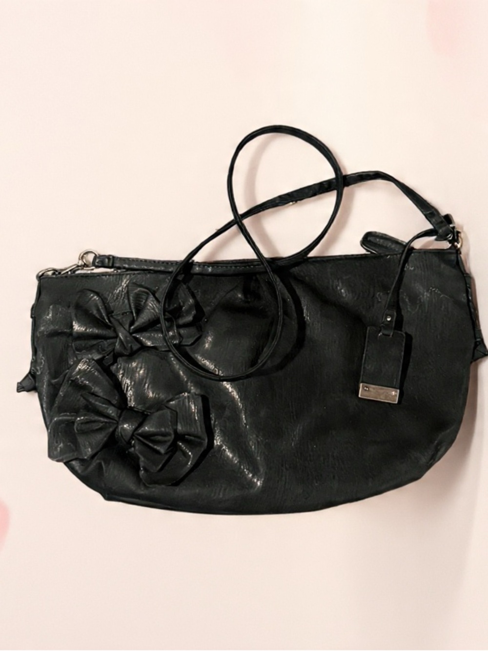 🍓 Jessica Simpson large Women's Crossbody Bag with Bow Accents🍓